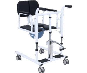 Patient lift transfer chair.