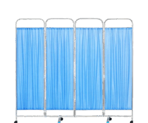 Medical Hospital four fold ward screen.