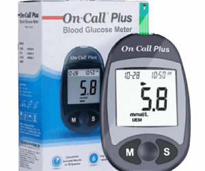 Medical Oncall plus blood glucometer in Kenya.