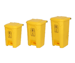 Medical Biohazard 30 liters pedal bin in Kenya.