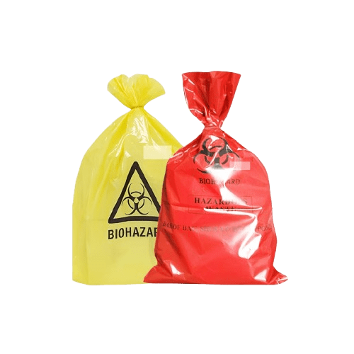 Biohazard bin liners in Kenya.