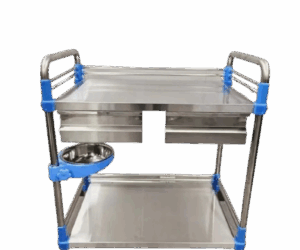 Medical Hospital  Dressing trolley.