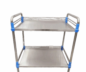 Medical Hospital instruments trolley.