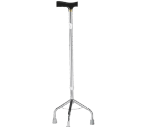 Medical tripod walking stick in Kenya.