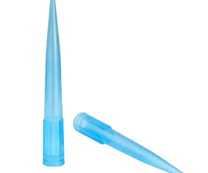 Medical micropipette blue tips in Kenya.