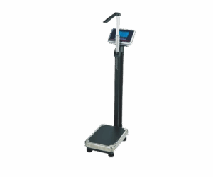 Medical digital weight and height scale.