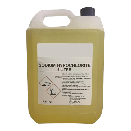 Medical Sodium hypochlorite solution in Kenya.