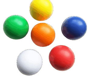 Medical Silicone stress exercise ball.